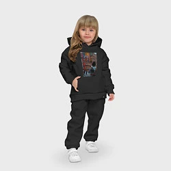 Детский костюм оверсайз MoMo - Лондон, цвет: черный — фото 2