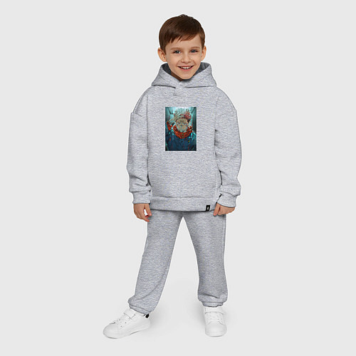 Детский костюм оверсайз Крутой Суккуна / Меланж – фото 4