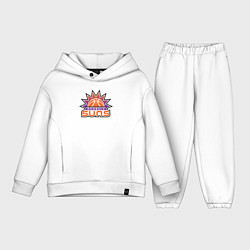 Детский костюм оверсайз Phoenix Suns, цвет: белый