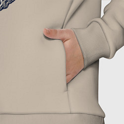 Детский костюм оверсайз Санта кот, цвет: миндальный — фото 2