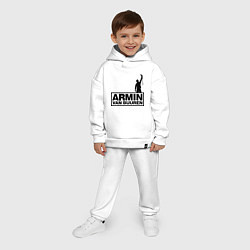 Детский костюм оверсайз Armin van buuren, цвет: белый — фото 2
