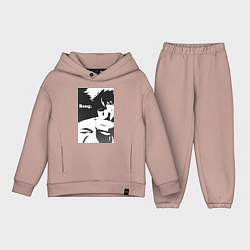 Детский костюм оверсайз Ковбой Бибоп Спайк Шпигель, цвет: пыльно-розовый