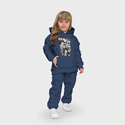 Детский костюм оверсайз Ван Пис Луффи Монки Д Зоро Ророноа, цвет: тёмно-синий — фото 2