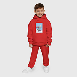 Детский костюм оверсайз Софи Хаттер Хаул, цвет: красный — фото 2