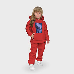 Детский костюм оверсайз Провожающая в последний путь Фрирен, цвет: красный — фото 2