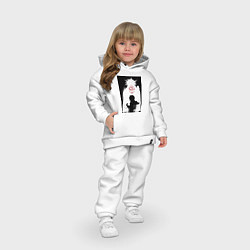 Детский костюм оверсайз Гуррен-Лаганн пронзающий небеса Симон, цвет: белый — фото 2