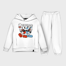 Детский костюм оверсайз Cuphead and Mugman