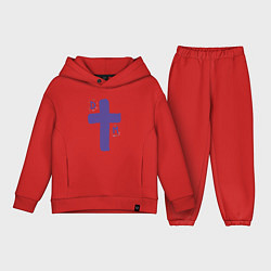 Детский костюм оверсайз Depeche Mode - sofad cross, цвет: красный