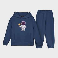 Детский костюм оверсайз Космонавт и планета
