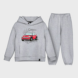 Детский костюм оверсайз Mini Cooper, цвет: меланж