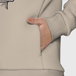 Детский костюм оверсайз Человек молоток, цвет: миндальный — фото 2