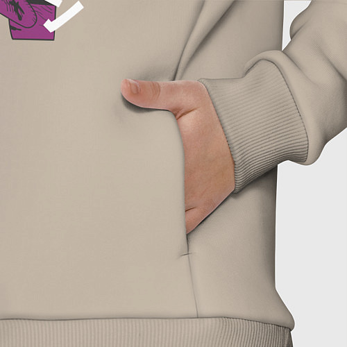 Детский костюм оверсайз Человек-бензопила Денджи chainsaw / Миндальный – фото 3