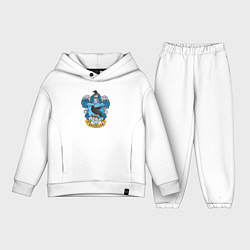 Детский костюм оверсайз Ravenclaw факультет, цвет: белый