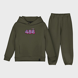Детский костюм оверсайз Игрок 456, цвет: хаки
