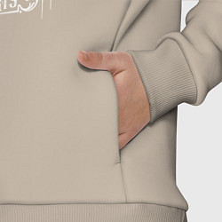 Детский костюм оверсайз Гарри Поттер - герб гриффиндор, цвет: миндальный — фото 2