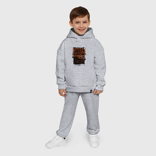 Детский костюм оверсайз Пеклопёс DogDay / Меланж – фото 4