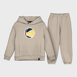 Детский костюм оверсайз NBA Denver Nuggets, цвет: миндальный