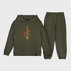 Детский костюм оверсайз Cavaliers, цвет: хаки