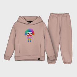 Детский костюм оверсайз Cartoon clown colorful