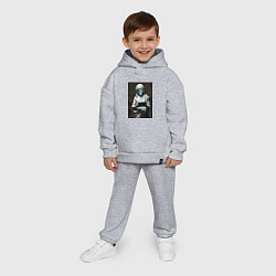 Детский костюм оверсайз Античная статуя с планшетом, цвет: меланж — фото 2