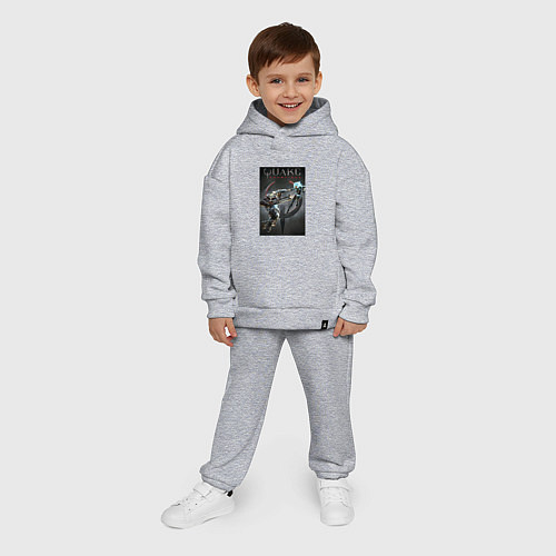 Детский костюм оверсайз Quake champions - NYX and Sorlag / Меланж – фото 4