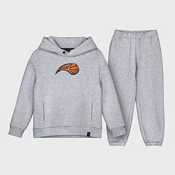 Детский костюм оверсайз Basketball shot, цвет: меланж