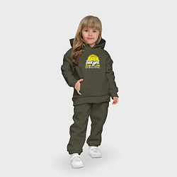 Детский костюм оверсайз Горячая баскетболистка, цвет: хаки — фото 2
