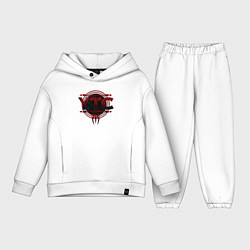 Детский костюм оверсайз Roman Reigns ytc wwe logo, цвет: белый