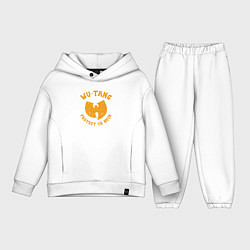 Детский костюм оверсайз Wu-Tang protect ya neck, цвет: белый