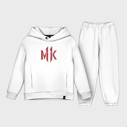 Детский костюм оверсайз Kombat, цвет: белый
