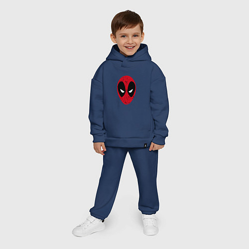 Детский костюм оверсайз Deadpool balloon / Тёмно-синий – фото 4