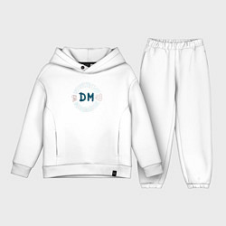 Детский костюм оверсайз Depeche Mode - World Violation tour back, цвет: белый