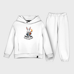 Детский костюм оверсайз Кролик с динамитом - Trust me im an engineer