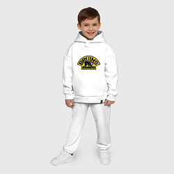 Детский костюм оверсайз HC Boston Bruins Label, цвет: белый — фото 2