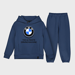 Детский костюм оверсайз BMW Driving Machine, цвет: тёмно-синий
