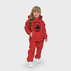 Детский костюм оверсайз Хомяк в колесе, цвет: красный — фото 2