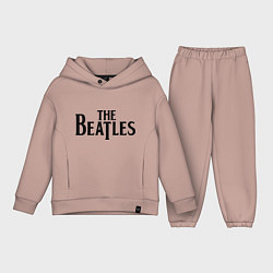 Детский костюм оверсайз The Beatles, цвет: пыльно-розовый