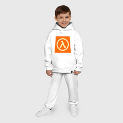 Детский костюм оверсайз Half-Life, цвет: белый — фото 2