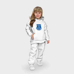 Детский костюм оверсайз Эвертон logo - nil satis nisi optimum, цвет: белый — фото 2
