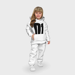 Детский костюм оверсайз Вова 01, цвет: белый — фото 2