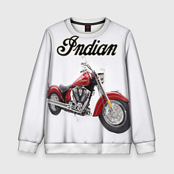 Свитшот детский Indian 4, цвет: 3D-белый