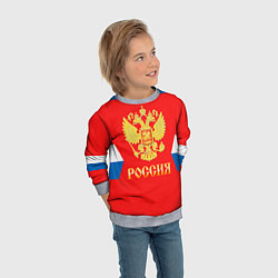 Свитшот детский Сборная РФ: #8 OVECHKIN, цвет: 3D-меланж — фото 2