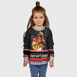 Свитшот детский Ottawa Senators, цвет: 3D-меланж — фото 2