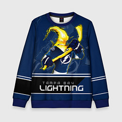 Свитшот детский Bay Lightning, цвет: 3D-синий