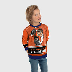 Свитшот детский Philadelphia Flyers, цвет: 3D-синий — фото 2
