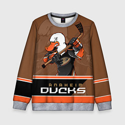 Свитшот детский Anaheim Ducks, цвет: 3D-меланж