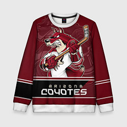 Свитшот детский Arizona Coyotes, цвет: 3D-белый