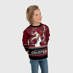 Свитшот детский Arizona Coyotes, цвет: 3D-черный — фото 2