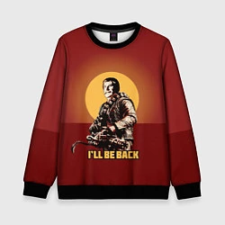 Свитшот детский Stalin: Ill Be Back, цвет: 3D-черный