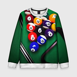 Детский свитшот Бильярд